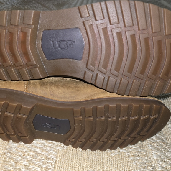 UGG Brown Lace-Up Boots - Picture 3 of 11